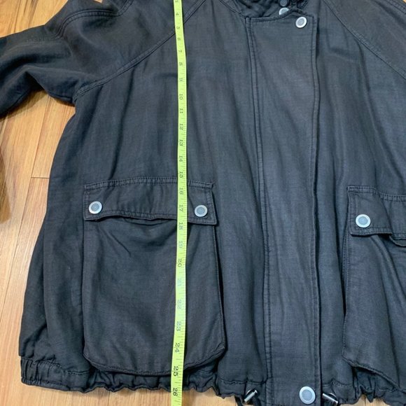 Free People Double Cloth Brown Swing Sporty Jacket - Picture 13 of 15